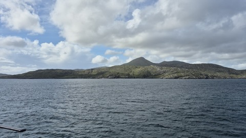 Looking back at the Scottish mainland