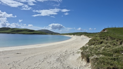 One of the many lovely beaches on the Islands, this one near Vatersay