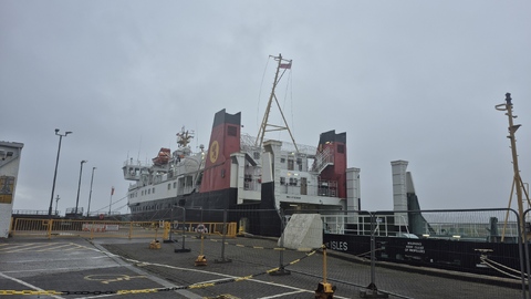 Waiting for the ferry at Lochboisdale