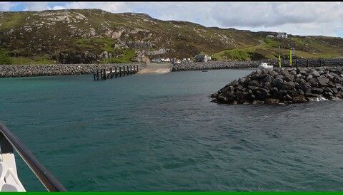 Arriving at Eriskay